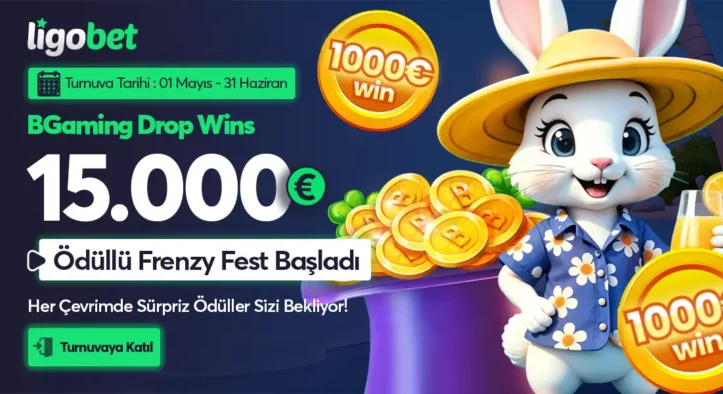 Ligobet’ten Bgaming Drop Wins Frenzy Fest Kampanyası